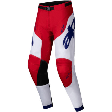 Kalhoty RACER VEIL, ALPINESTARS (červená/bílá) 2025