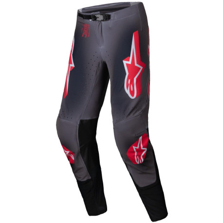 Kalhoty SUPERTECH LIPAN, ALPINESTARS (kouřová červená) 2025