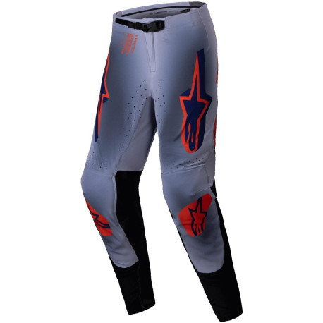 Kalhoty SUPERTECH LIPAN, ALPINESTARS (šedá/oranžová fluo) 2025