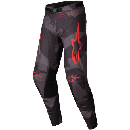 Kalhoty RACER HOLLOW, ALPINESTARS (šedá camo/oranžová fluo) 2025