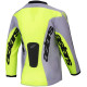 Dres RACER VEIL KIDS, ALPINESTARS, dětský (šedá/žlutá fluo) 2025