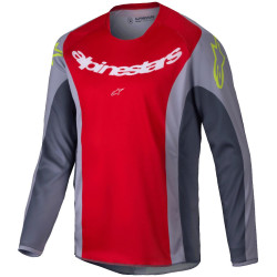 Dres RACER MELT, ALPINESTARS, dětský (červená/šedá) 2025
