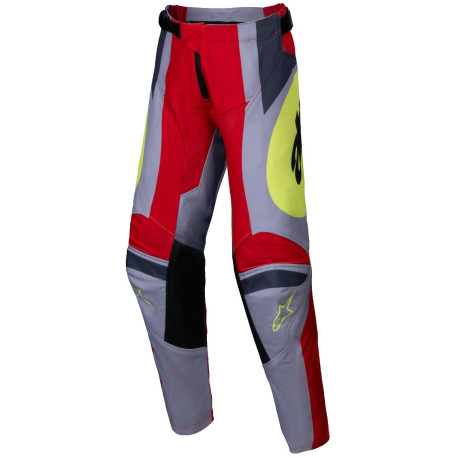 Kalhoty RACER MELT, ALPINESTARS, dětské (červená/šedá) 2025