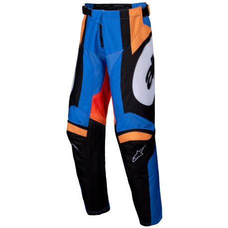 Kalhoty RACER MELT, ALPINESTARS, dětské (oranžová/modrá) 2025