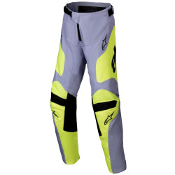 Kalhoty RACER VEIL, ALPINESTARS, dětské (šedá/žlutá fluo) 2025