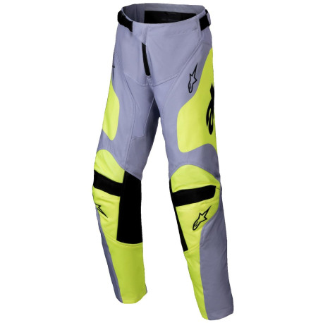 Kalhoty RACER VEIL, ALPINESTARS, dětské (šedá/žlutá fluo) 2025