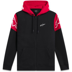 Mikina VELOCITY HOODIE, ALPINESTARS (černá/červená)