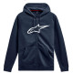 Mikina AGELESS ZIP HOODIE 3, ALPINESTARS (modrá/bílá)