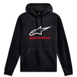 Mikina ALWAYS HOODIE 3, ALPINESTARS (černá/bílá/červená)