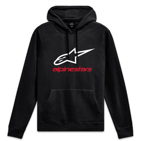Mikina ALWAYS HOODIE 3, ALPINESTARS (černá/bílá/červená)