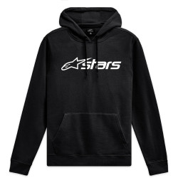 Mikina BLAZE HOODIE 3, ALPINESTARS (černá/bílá)
