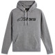 Mikina BLAZE HOODIE 3, ALPINESTARS (šedá/černá)