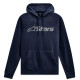 Mikina BLAZE HOODIE 3, ALPINESTARS (modrá/šedá)