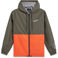 Bunda SPEEDED WINDBREAKER, ALPINESTARS (zelená/oranžová)