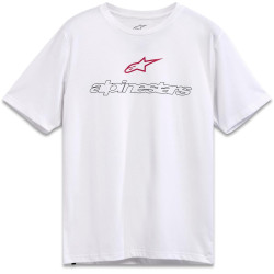 Triko LINEAR TRACE CSF, ALPINESTARS (bílá)