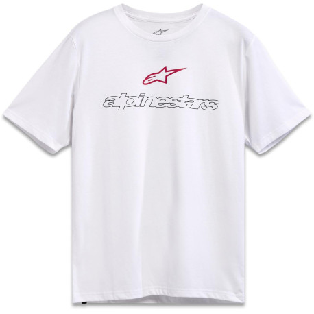 Triko LINEAR TRACE CSF, ALPINESTARS (bílá)