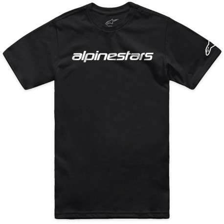 Triko LINEAR WORDMARK 2.0 CSF, ALPINESTARS (černá/bílá)