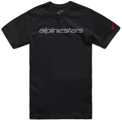 Triko LINEAR WORDMARK 2.0 CSF, ALPINESTARS (černá/šedá/červená)