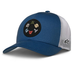 Kšiltovka GAMBIT TRUCKER, ALPINESTARS (modrá/bílá)