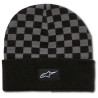 čepice CHECKERED CUFF BEANIE, ALPINESTARS (černá/šedá)