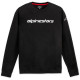 Mikina LINEAR CREW 3, ALPINESTARS (černá/bílá)