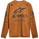 Triko NOOK KNIT dlouhý rukáv, ALPINESTARS (zrzavá)
