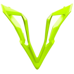 Kryt bradové ventilace pro přilbu WRAAAP, AIROH (Lollipopp / Diamond - žlutý fluo lesklý)
