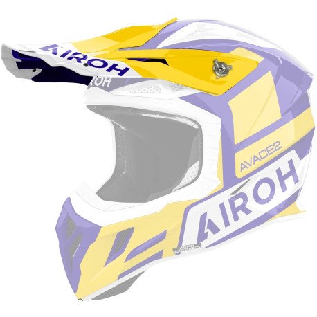Kšilt pro přilbu AVIATOR ACE 2, AIROH (Sake - žlutý lesklý)