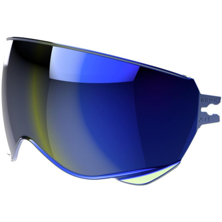 Sluneční clona pro přilbu J110, AIROH (zrcadlová modrá)