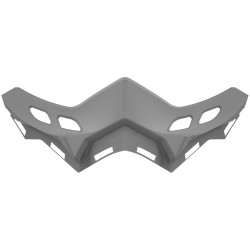 Nosní deflektor pro přilbu AVIATOR 3, AIROH (šedý)