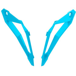 Kryt bradové ventilace pro přilby AVIATOR 3, AIROH (Six Days Argentina 2023, světle modr)