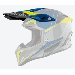 Kšilt pro přilbu AVIATOR 3, AIROH (Push - modrý lesklý)