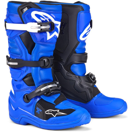 Boty TECH 7 S, ALPINESTARS, dětské (modrá/bílá/černá) 2025