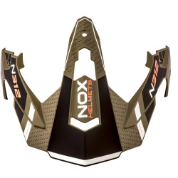 Kšilt pro přilby N312 DRONE, NOX (khaki matná,oranžová)