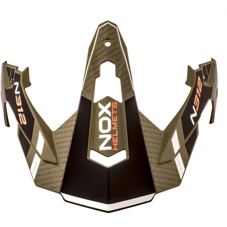 Kšilt pro přilby N312 DRONE, NOX (khaki matná,oranžová)