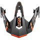 Kšilt pro přilby N312 DRONE, NOX (černá matná,červená)