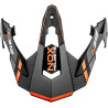 Kšilt pro přilby N312 DRONE, NOX (černá matná,červená)