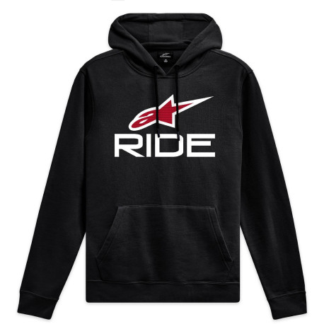Mikina RIDE HOODIE 4, ALPINESTARS (černá/bílá/červená)