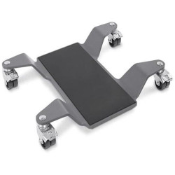 HD pojízdná podložka pod hlavní stojan, Q-TECH (nosnost 320 kg, černá)