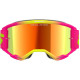 Brýle VISION 5 WORDMARK, ALPINESTARS (růžová/žlutá fluo, zrcadlové červené plexi) 2025