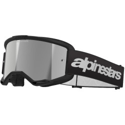 Brýle VISION 3 WORDMARK, ALPINESTARS (černá, zrcadlové stříbrné plexi) 2025