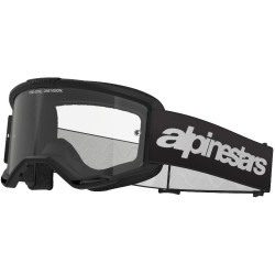 Brýle VISION 3 WORDMARK, ALPINESTARS (černá, čiré plexi) 2025