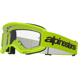 Brýle VISION 3 WORDMARK, ALPINESTARS (žlutá fluo, čiré plexi) 2026