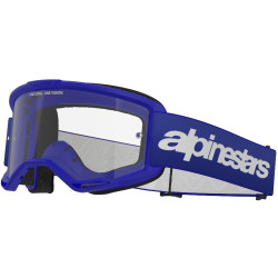 Brýle VISION 3 WORDMARK, ALPINESTARS (modrá, čiré plexi) 2025