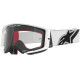 Brýle SUPERTECH CORP, ALPINESTARS (bílá, čiré plexi) 2025