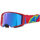 Brýle SUPERTECH CORP, ALPINESTARS (červená/modrá, zrcadlové stříbrné plexi) 2025