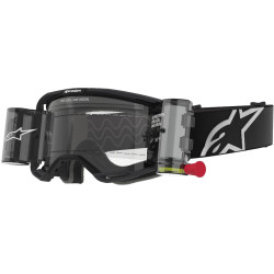 Brýle VISION 8 CORP ROLL-OFF WIDE VISION, ALPINESTARS (černá, čiré plexi a roll-off systém) 2025