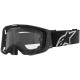 Brýle VISION 8 CORP, ALPINESTARS (černá, dvojité antifog čiré plexi) 2025