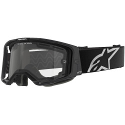 Brýle VISION 8 CORP, ALPINESTARS (černá, dvojité antifog čiré plexi) 2025