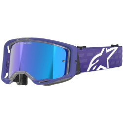 Brýle VISION 8 CORP, ALPINESTARS (fialová, zrcadlové modré plexi) 2025